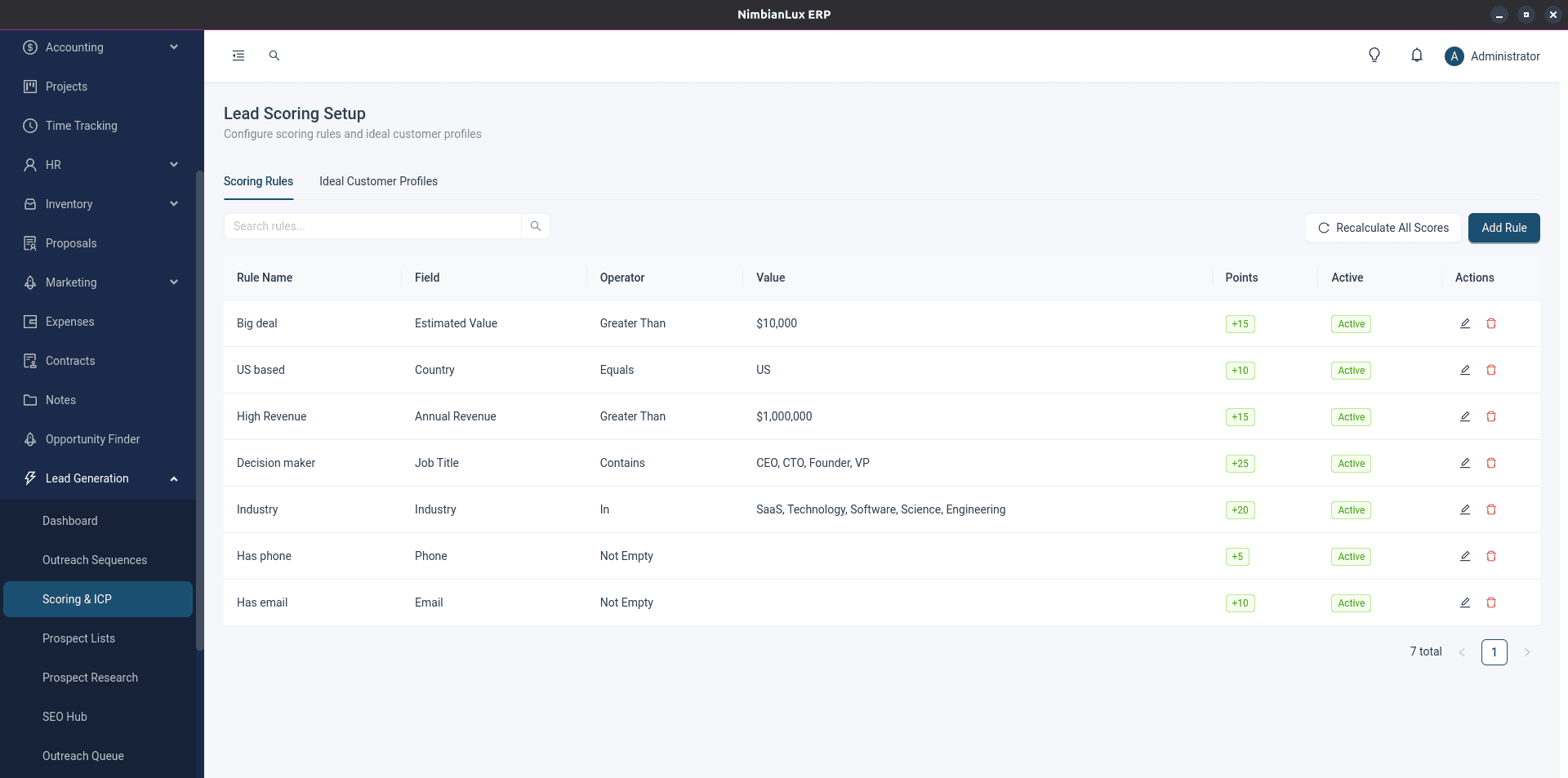 Lux ERP — Enterprise Resource Planning app